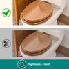 Toilet Seat, Oak Wood, Solid Wood, High Gloss Finish, PIKLiDS