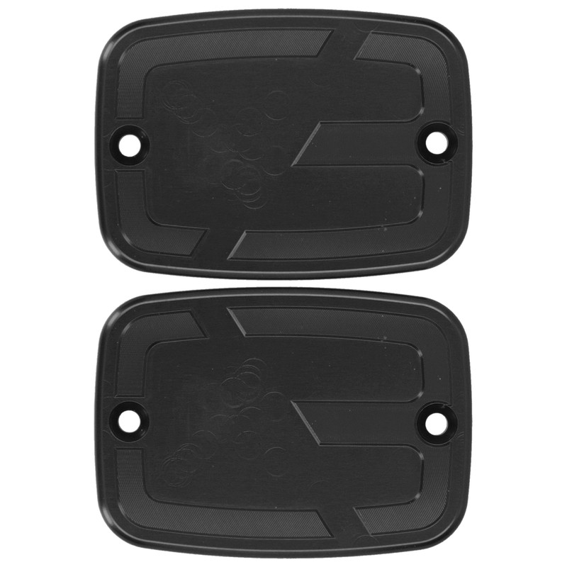 2pcs Front Brake Fluid Reservoir Cap Motorcycle Upper Fuel Tank