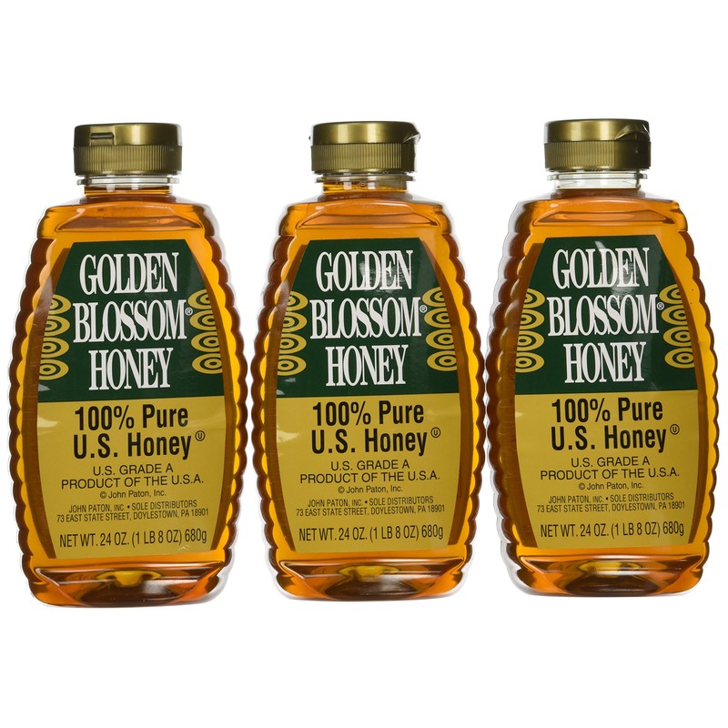 Golden Blossom Honey 24 Oz (3 Pack)