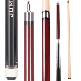 Kuntu Yimu Heavy Hitter 3-Piece Jump Break Cue Stick, 23oz Heavy Jump Break Pool Cue,58 inch Canadian Hard Maple Break Cue, 13mm bakelite tip for Explosive Breaks and Effortless Jumps.