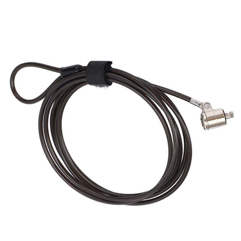 Laptop Cable Lock with 2 Keys Adjustable Length Flexibility Theft