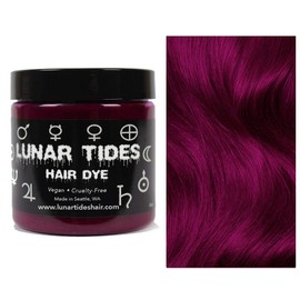 Lunar Tides Hair Dye - Fuchsia Dark Pink Semi-Permanent Vegan Hair Color (4 fl oz / 118 ml)
