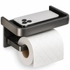 Self-Adhesive Toilet Paper Holder – No-Drill Aluminum Wall-Mounted Tissue Roll