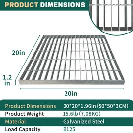 Galvanized Steel Drain Grate