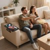 Lifewit Plastic Rotating Couch Armrest Table, Adjustable Sofa Arm Clip