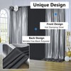 40x10 ft Wrinkle Free Black Silver Sequin Backdrop Curtain for