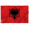 ANLEY Fly Breeze 3x5 Foot Albania Flag - Vivid Color