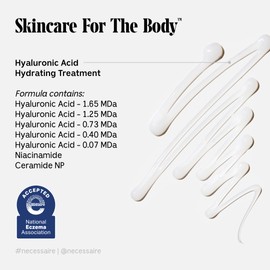 Ncessaire Ncessaire The Body Serum - Hydrating Serum With Hyaluronic Acid, Niacinamide + Ceramides. Dermatologist-Tested. Hypoallergenic. Approved By The National Eczema Association. 150 ml / 5.1 fl oz.