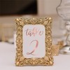 SHIDOW Rose Gold Table Numbers for Wedding Reception, Rose Gold