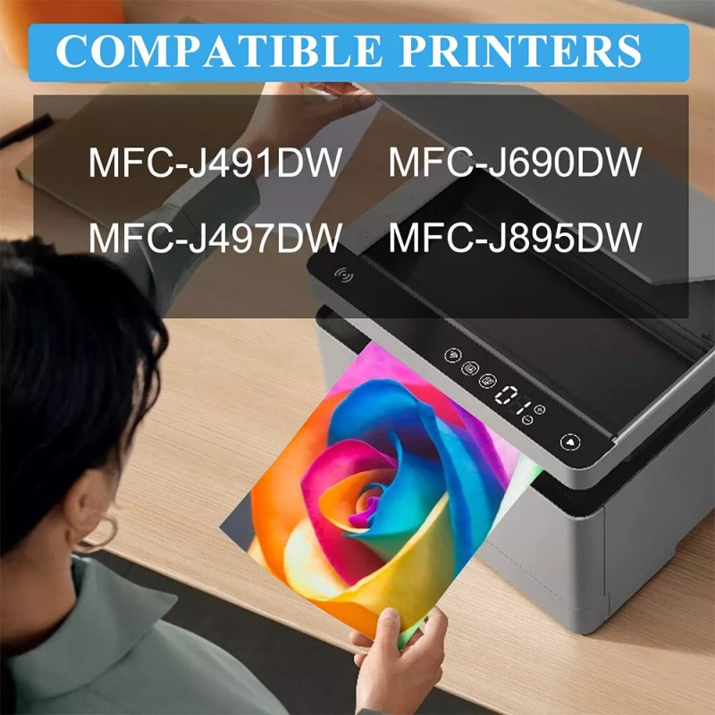 For Brother 2-12 Pack Ink compatible for Brother LC3013 LC3011