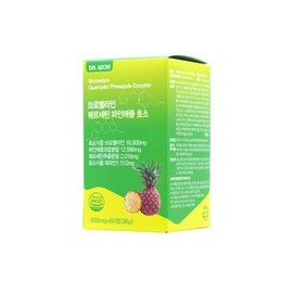 Dr. One (현대Hmall)닥터원 브로멜라인 퀘르세틴 파인애플 고함량 효소 600mg 60정 3개 6개월분 소화개선 면역 (Hyundai Hmall) Dr. One Bromelain Quercetin High-Potency Pineapple Enzyme 600mg 60 Tablets 3 Packs 6-Month Supply Digestive Improvement Immune Support