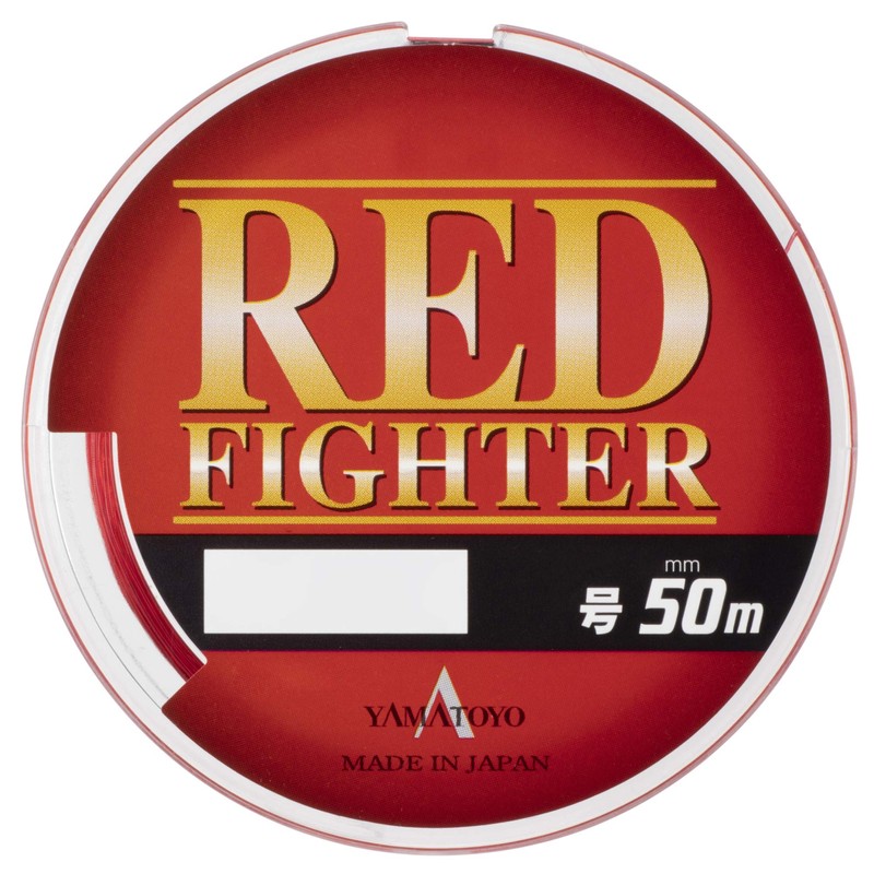 ヤマトヨテグス(YAMATOYO) ハリス レッドファイター ナイロン 50m 10号 レッド