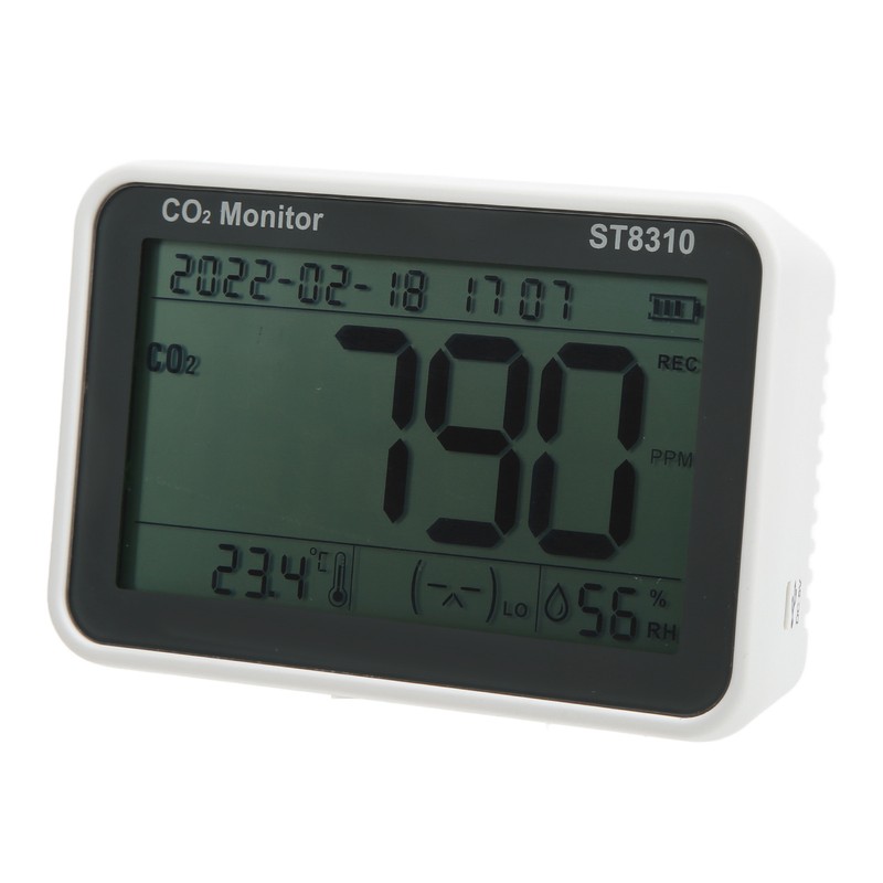 ST8310 LCD Air Quality Monitor Carbon Dioxide Detector CO2 Temperature