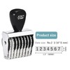 8 Digits Rubber Number Stamp, Date Stamp, Office Stamp, Rotating