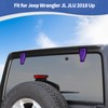 RT-TCZ for Jeep JL Rear Window Hinge Trim Cover Decals