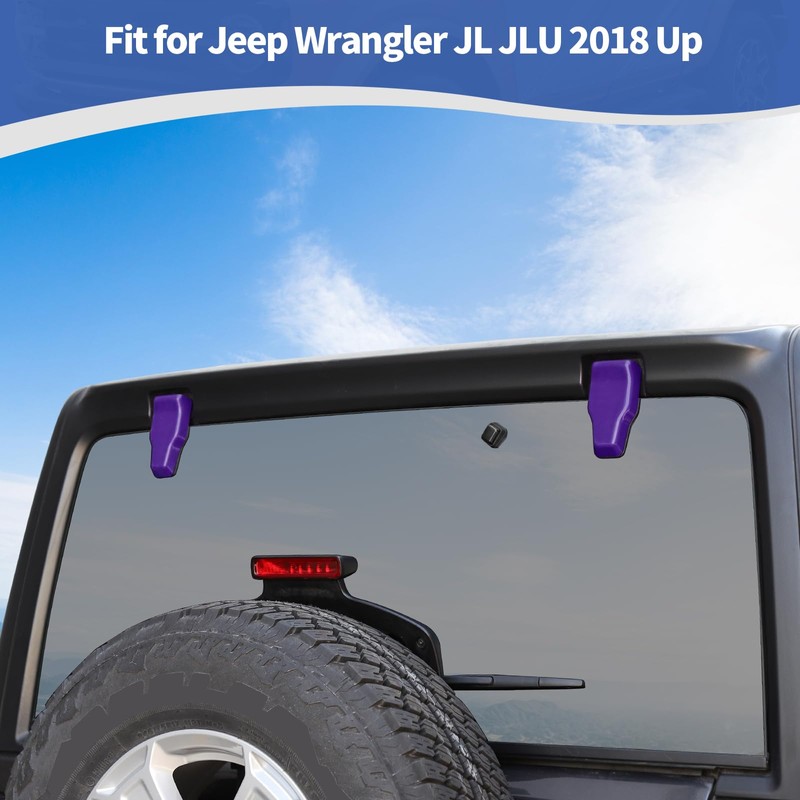 RT-TCZ for Jeep JL Rear Window Hinge Trim Cover Decals