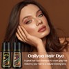 Onilyua Dark Brown Hair Dye Shampoo, 3 in 1 Natural