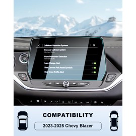 2023 2024 2025 Chevy Blazer Screen Protector - For Blazer (2LT/3LT/RS/Premier) 10.2Inch Touchscreen Film, 2025 Blazer Accessories 9H Tempered Glass Infortainment Cover Anti-Fingerprints Scratch