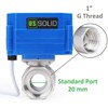 U.S. Solid 1 Inch Motorised Ball Valve, Stainless Steel, 220