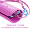 MSNATURALLY Swim Goggles Case, Goggles Case for Swimming Goggles, Swim