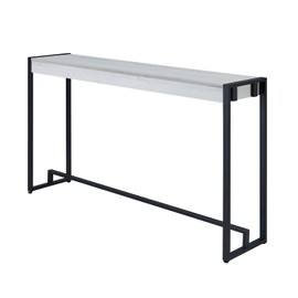 Holly & Martin Macen Console - Black with Distressed White