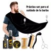 NIBEAUSL Kit Barba Cuidado Para Hombres, Set Herramientas De Aseo