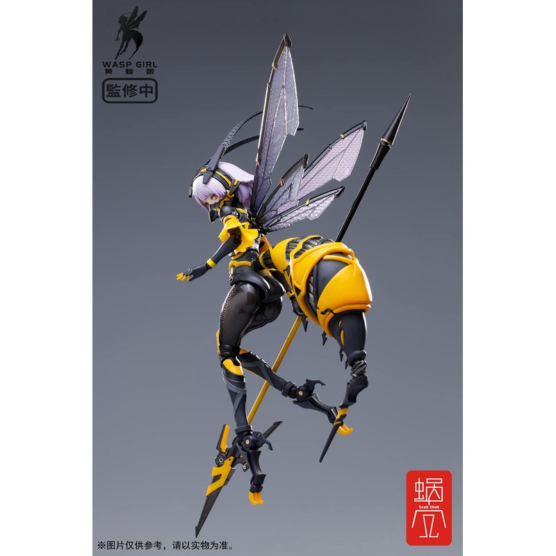 SNAIL SHELL BEE-03W Wasp Girl 1/12 Scale Action Figure