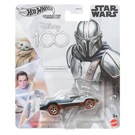 Hot Wheels Character Cars Vehículo de Juguete Mandalorian a Escala 1:64 para niños de 3 años en adelante