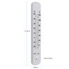 Room Thermometer 215mm - Made in UK for Home Office