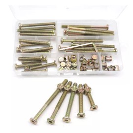 georglasko_8 Baby Crib Screws Bed Hardware Replacement Screw Chairs Furniture Bench M6 Bolts