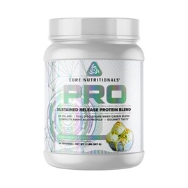 Core Nutritionals Pro Sustained Release Protein Blend, Digestive Enzyme Blend, 25G Protein, 2G Carb, 28 Servings (Pistachio Ice Cream)