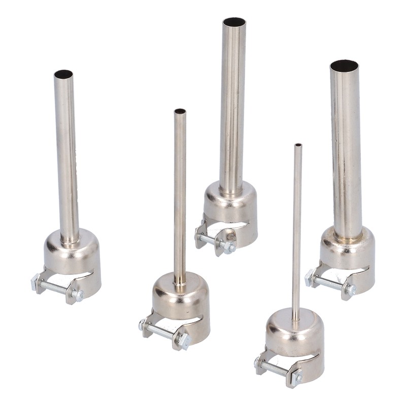 5Pcs Hot Air Gun Nozzle Kit Lengthened Straight 850 BGA