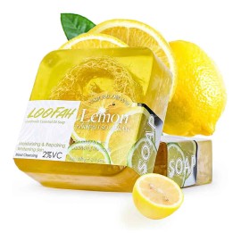 C Jabón, Aceite, Lufa Y Limón Para Limpiar Y Bañar El Mar