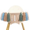 Fishing One Birthday High Chair Banner - Ofishally First/1st Birthday