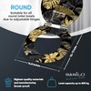 SANILO Wooden Toilet Seat with Soft Close [ROUND] - Decorative,