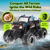 Threeking 1:16 Waterproof Monster Truck Toys RC Cars Amphibious Remote