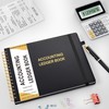 HAUTOCO Hardcover Accounting Ledger Book for Small Business Bookkeeping Horizontal
