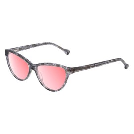 Calabria Talullah Pink Tint FL-41 Reading Glasses +5.00 Gray Havana Smoke Women Blue Light Sensitivity FL41 Readers