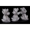 Cute Dragon Figures Set of 3 – See Nothing Evil