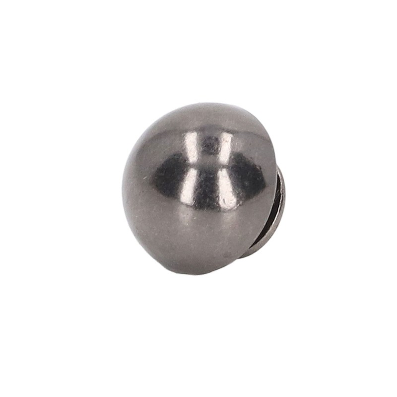 100 Sets Mushroom Rivets Round Head 10mm Electroplating Semicircle Alloy