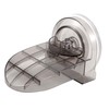 Grey ABS Shower Foot Rest - Suction Cup Wall-Mounted Leg