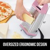 GORILLA GRIP 4-Sided 100% BPA-Free Cheese Grater With Container, Stainless