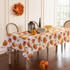 Joyfol Day Autumns Thanksgiving Tablecloth,Fall Fabric Table Cloth, Bountiful Pumpkin