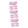 Generic 15pcs Washcloths Soft Absorbent Burp Cloths for Versatile Saliva