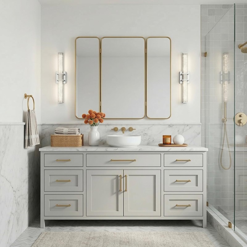 Modern LED Bathroom Vanity Light 24 inch 18W Dimmable 3CCT