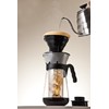 Hario V60 "Fretta" Hot and Iced Coffee Maker, 700ml, Black