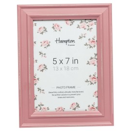 Hampton Frames PALOMA Distressed Shabby Chic Picture Photo Frame Pink 5x7 (13x18cm) PAL301957P