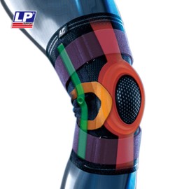 LP SUPPORT X-TREMUS 171XT Kompressions Kniebandage 2.0 - Knieschutz Sport, Größe:XXL, Farbe:schwarz