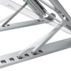 AISENS LPS1M-099 Adjustable Desktop Stand for Laptop/Tablet - Silver