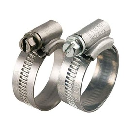 Genuine Jubilee Clip 2 40-55MM Hose Fuel Clamp Worm Drive Petrol Pipe Line - Double